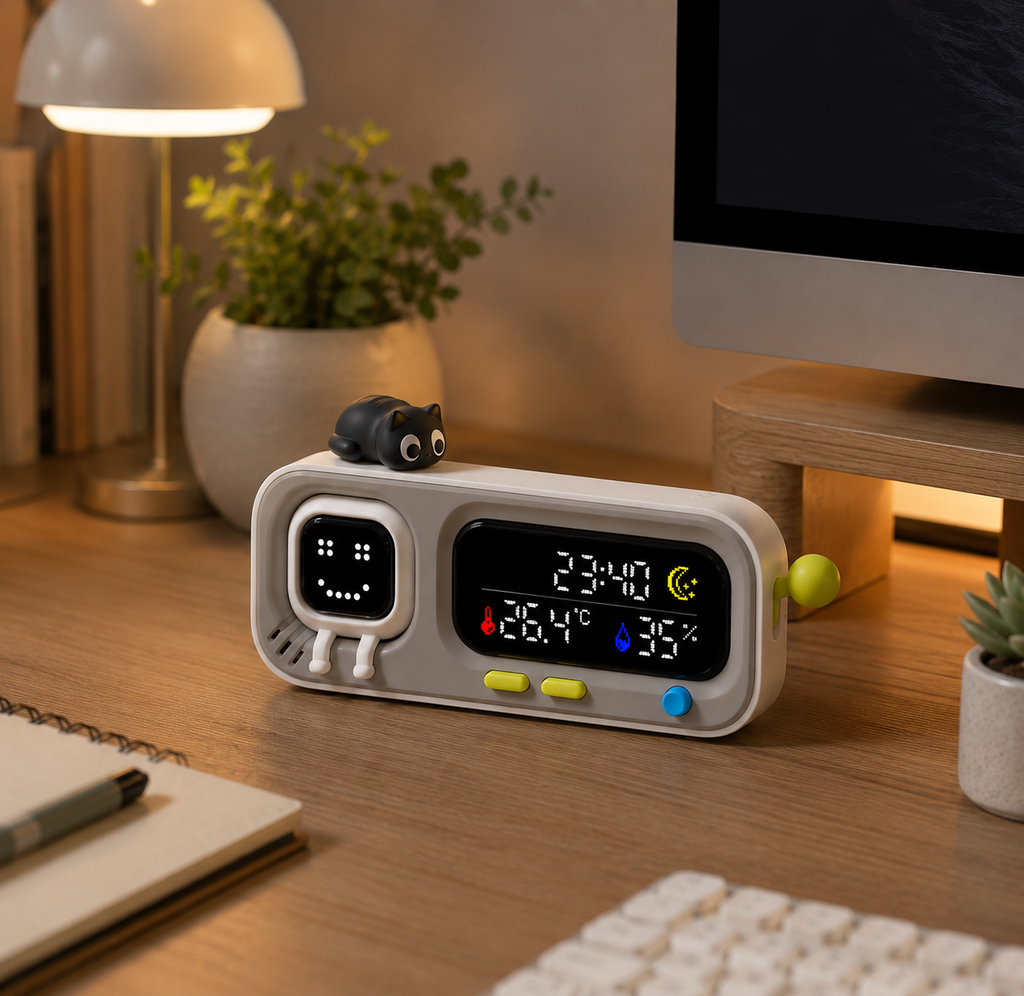 MoodMate™ Smart Desk Clock