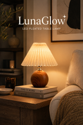 LunaGlow™ Pleated Table Lamp