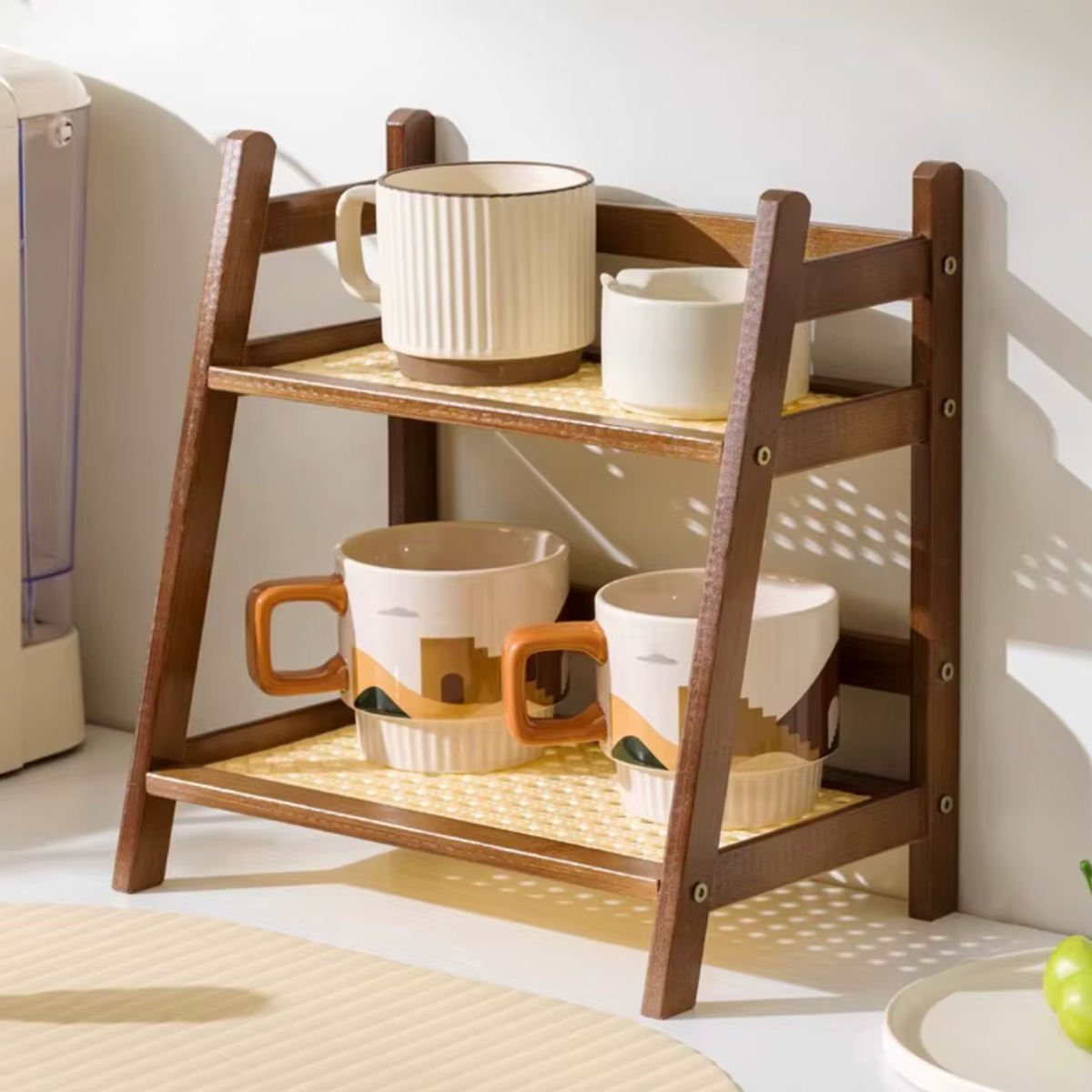 2-Layer Cup Shelf Organizer